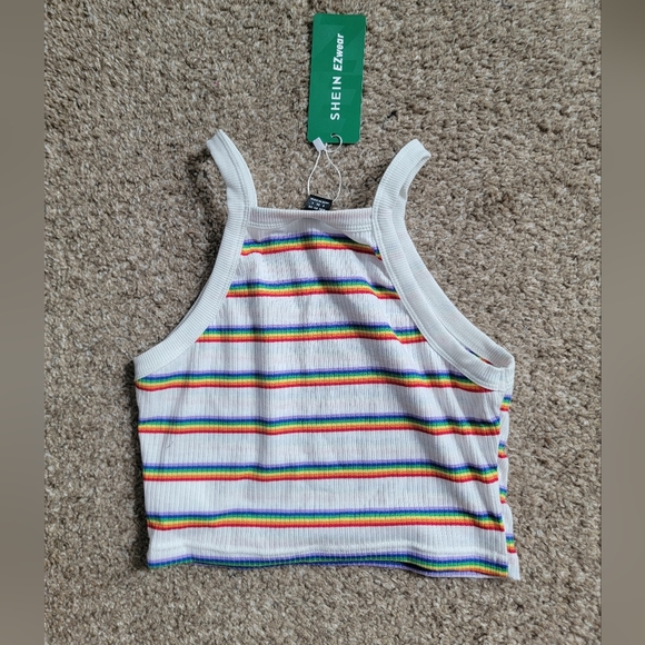 Cute Striped Rainbow Tank - Picture 3 of 6
